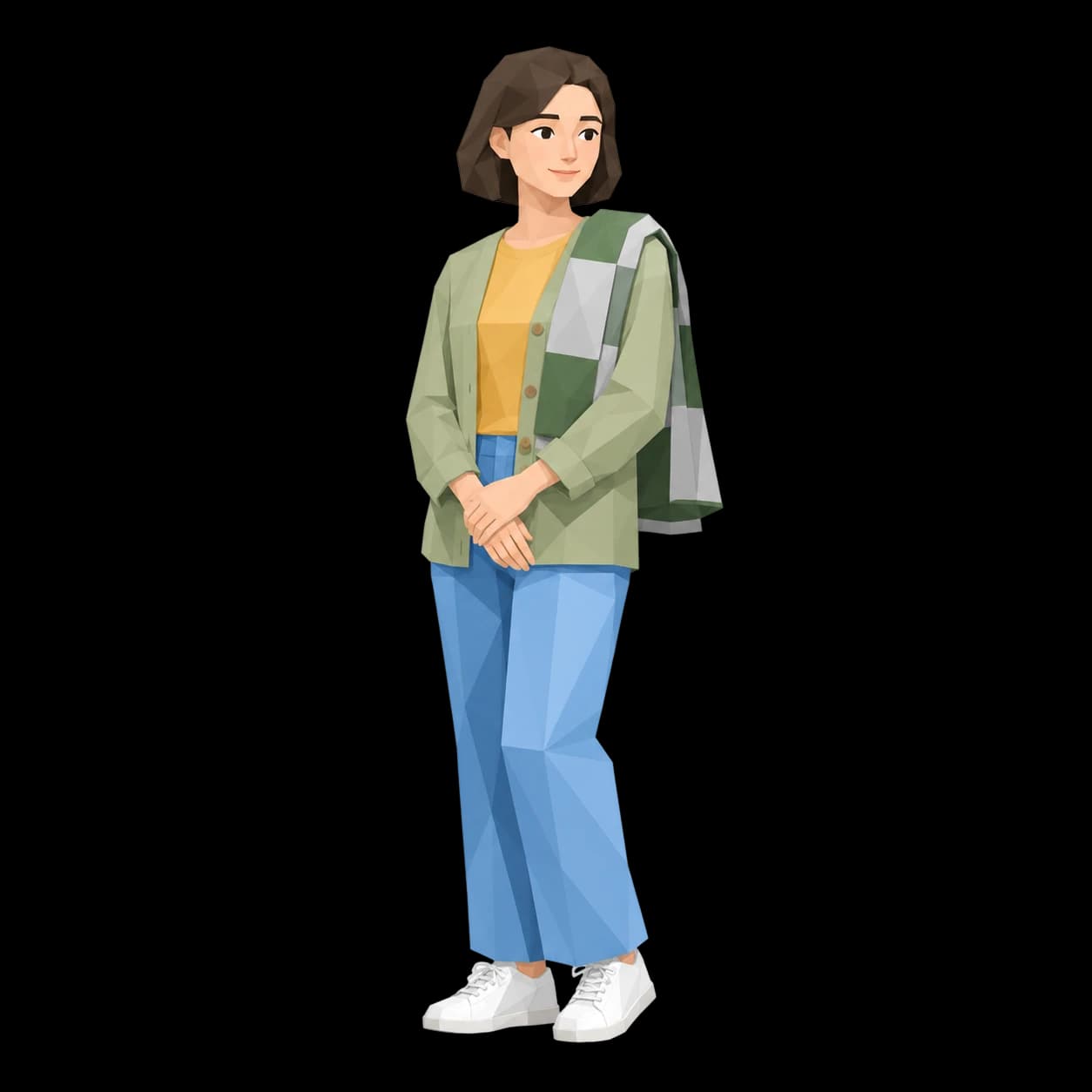 安静陪看人球迷人格插画
